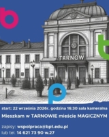 Plakat spotkania "Mieszkam w Tarnowie, mieście magicznym"