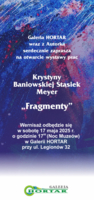 Plakat wystawy "Fragmenty"