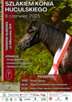Plakat czempionatu "Szlakiem Konia Huculskiego"