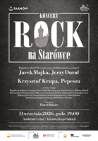 Plakat koncertu "Rock na Starówce"