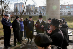 Spotkanie memorialne w przeddzień międzynarodowego dnia pamięci o ofiarach holocaustu