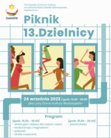 Plakat Pikniku 13. Dzielnicy