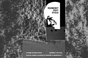 Plakat wystawy Szymona Pikusy