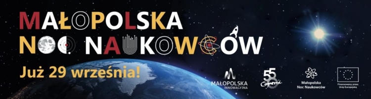 Baner Małopolskiej Nocy Naukowców