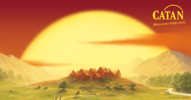 Plakat eliminacji Mistrzostw Polski w Catan