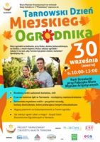 Plakat Tarnowskiego Dnia Miejskiego Ogrodnika