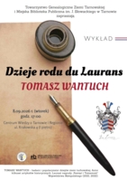 Plakat wykładu Tomasza Wantucha