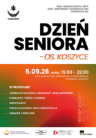 Plakat Dnia Seniora na osiedlu Koszyckim