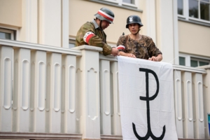 Rekonstrukcja wydarzeń z Powstania Warszawskiego