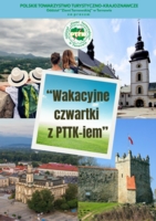Plakat "Wakacyjnych Czwartków z PTTK-iem"