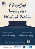 Plakat  V Przeglądu Twórczości Młodych Poetów