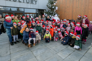 Spotkanie św. Mikołaja z przedszkolakami