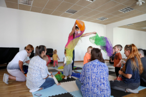 Na zdjęciu zajęcia z Gordonków