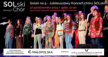 Plakak koncertu SOLski Chór