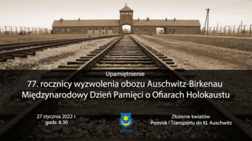 grafika - rocznica wyzwolenia obozu Auschwitz