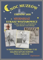Plakat wernisażu wystawy Łukasza Wojtarowicza