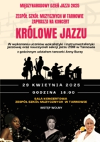 Plakat koncertu "Królowe Jazzu"