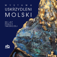 Plakat wystawy Eugeniusza Molskiego
