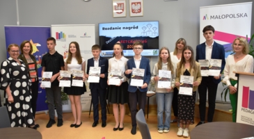 Laureaci Regionalnego Konkursu Języka Niemieckiego „Sketchnoting 2024”