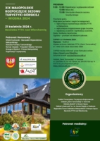 Plakat XIX Małopolskiego Rozpoczęcia Sezonu Turystyki Górskiej