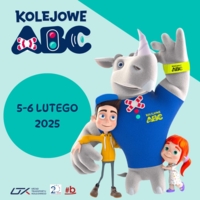 Plakat akcji "Kolejowe ABC"