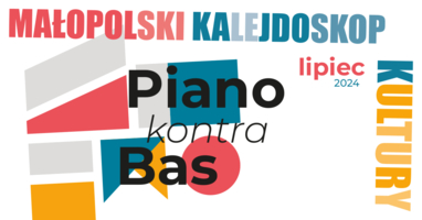 Plakat koncertu "Piano kontra Bas"