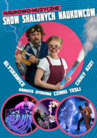 show szalonych naukowców - plakat