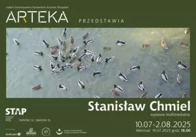 Plakat wystawy Stanisława Chmiela