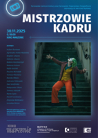 Plakat wystawy "Mistrzowie kadru"