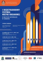 Plakat festiwalu organowego