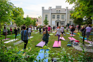 joga w parku