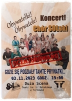 Plakat koncertu "Gdzie się podziały tamte prywatki"