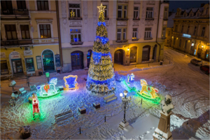 Świąteczne oświetlenie Tarnowa