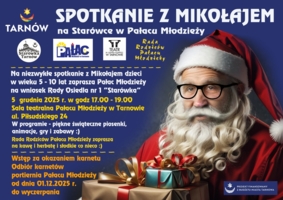 Plakat "Spotkania z Mikołajem na Starówce"