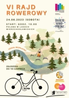 Plakat VI Rajdu Rowerowego Odjazdowy Bibliotekarz