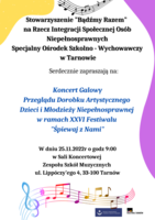 Koncert galowy „Śpiewaj z nami”