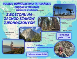 Plakat prelekcji Adama Tuckiego