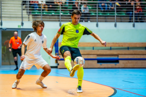 Mecz pierwszej ligi futsalu mężczyzn: Futsal Club Tarnów - AZS UEK Kraków