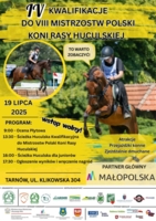 Plakat IV konkursu kwalifikacyjnego do VIII Mistrzostw Polski Koni Rasy Huculskiej