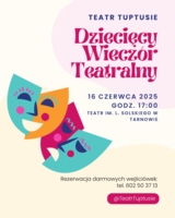 Plakat Dziecięcego Wieczoru Teatralnego