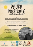 Plakat koncertu "Pausa Musicale"