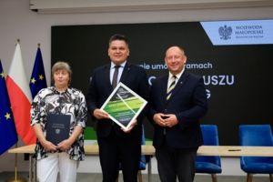 Halina Tokarz-Jarosz, Maciej Włodek i Krzysztof Klęczar
