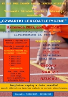 Plakat "Lekkoatletycznych Czwartków"