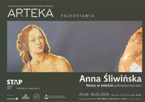 Plakat wystawy Anny Śliwińskiej