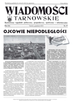 Okładka WIADOMOŚCI TARNOWSKIE NR 57