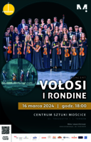Plakat koncertu "Vołosi i Rondine"