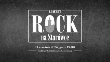 Plakat koncertu "Rock na Starówce"