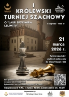 Plakat turnieju szachowego