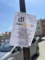 informacje rozwieszone na Placu Rybnym