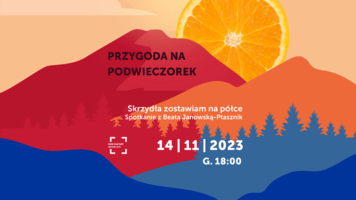 Plakat spotkania "Przygoda na podwieczorek"